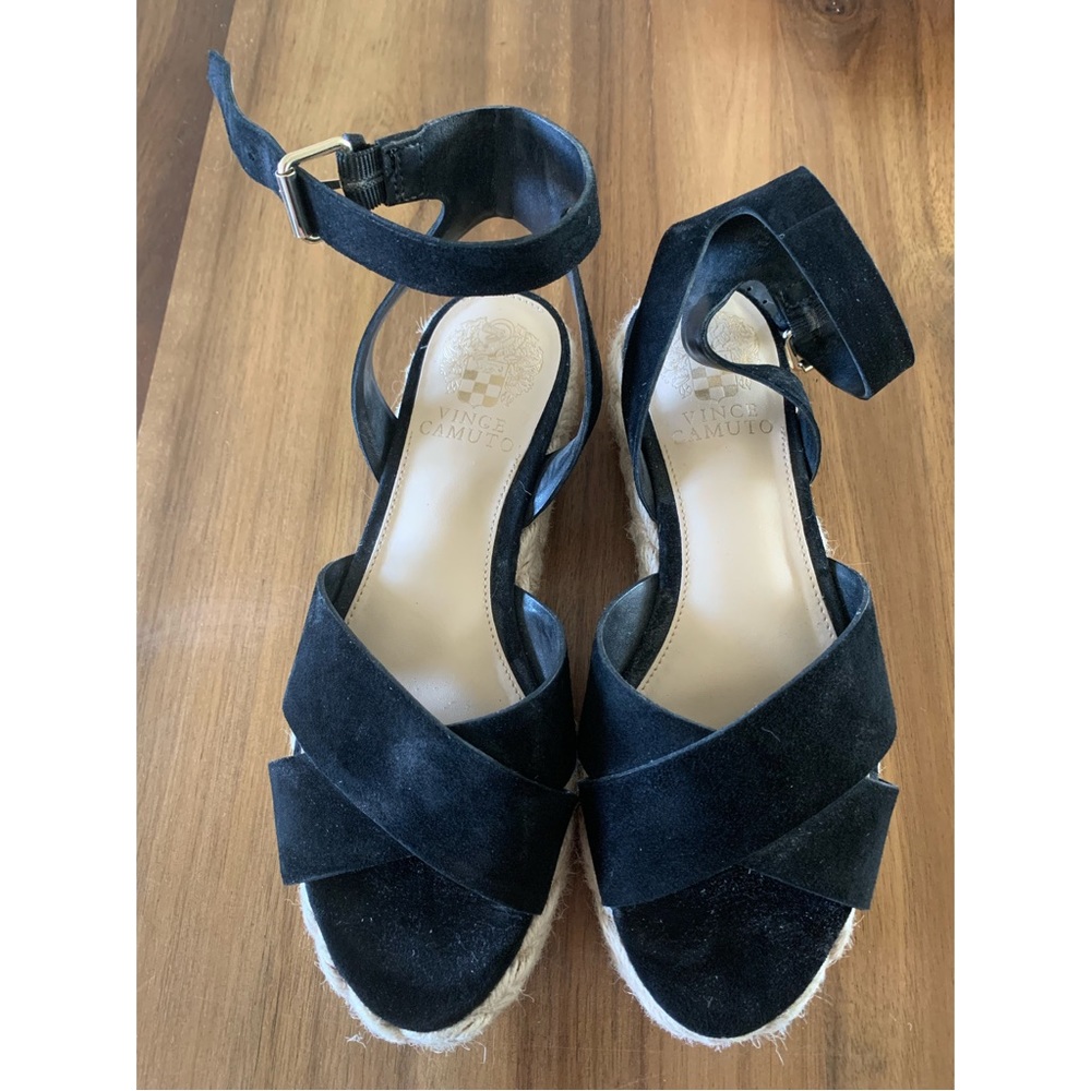 Vince Camuto Leather Espadrilles - Picture 9 of 9